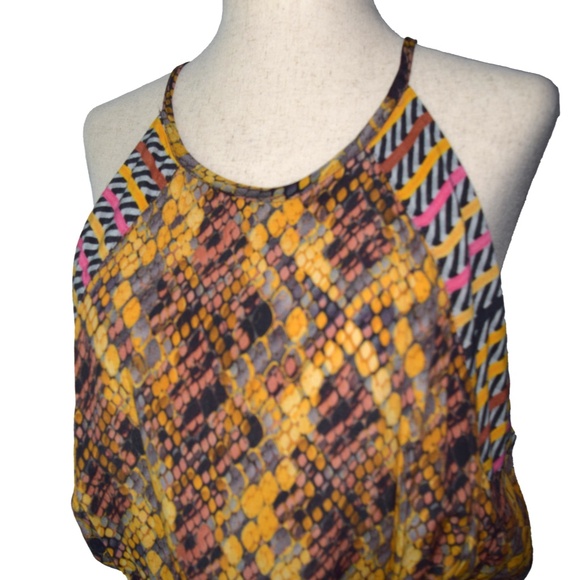 Anthropologie Bl-nk Gallery Row Sleeveless Jumpsuit - Size Small - Picture 6 of 7